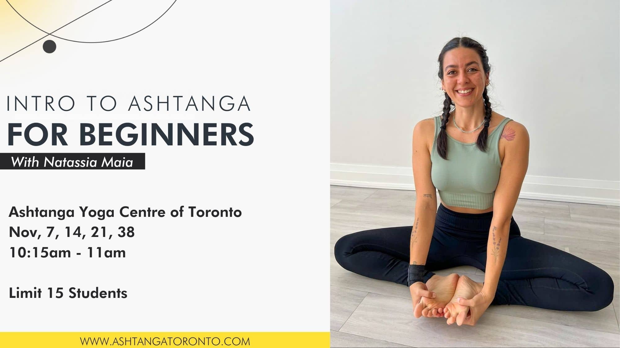 Intro to Ashtanga Newsletter - Natassia November Intro to Ashtanga Newsletter - Natassia November